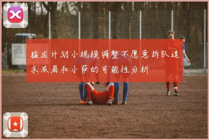 猛龙计划小规模调整不愿意拆队追求浓眉和小萨的可能性分析